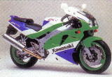 ZXR750 1991 Grün-Weiß-Blau