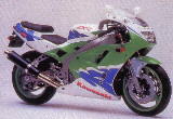 ZXR400 1994 Grün-Weiß-Blau