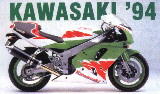 ZXR750R 1994 Grün-Weiß-Rot