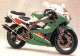ZXR400 1995 Grün-Weiß-Rot