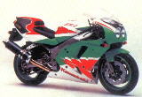 ZXR750R 1995 Grün-Weiß-Rot